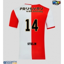 Moški Nogometni dresi Feyenoord Sem Steijn #14 Domači 2025-26 Kratek Rokav